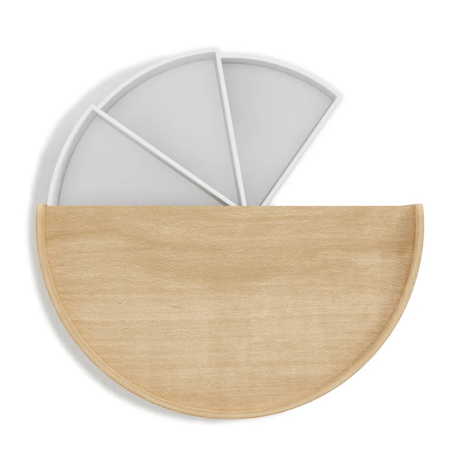 Porta-jóias UMBRA Moona Storage Box - White/Natural