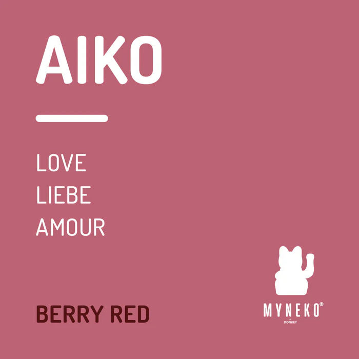 Gato da Sorte DONKEY Luck Cat Solar - Berry Red