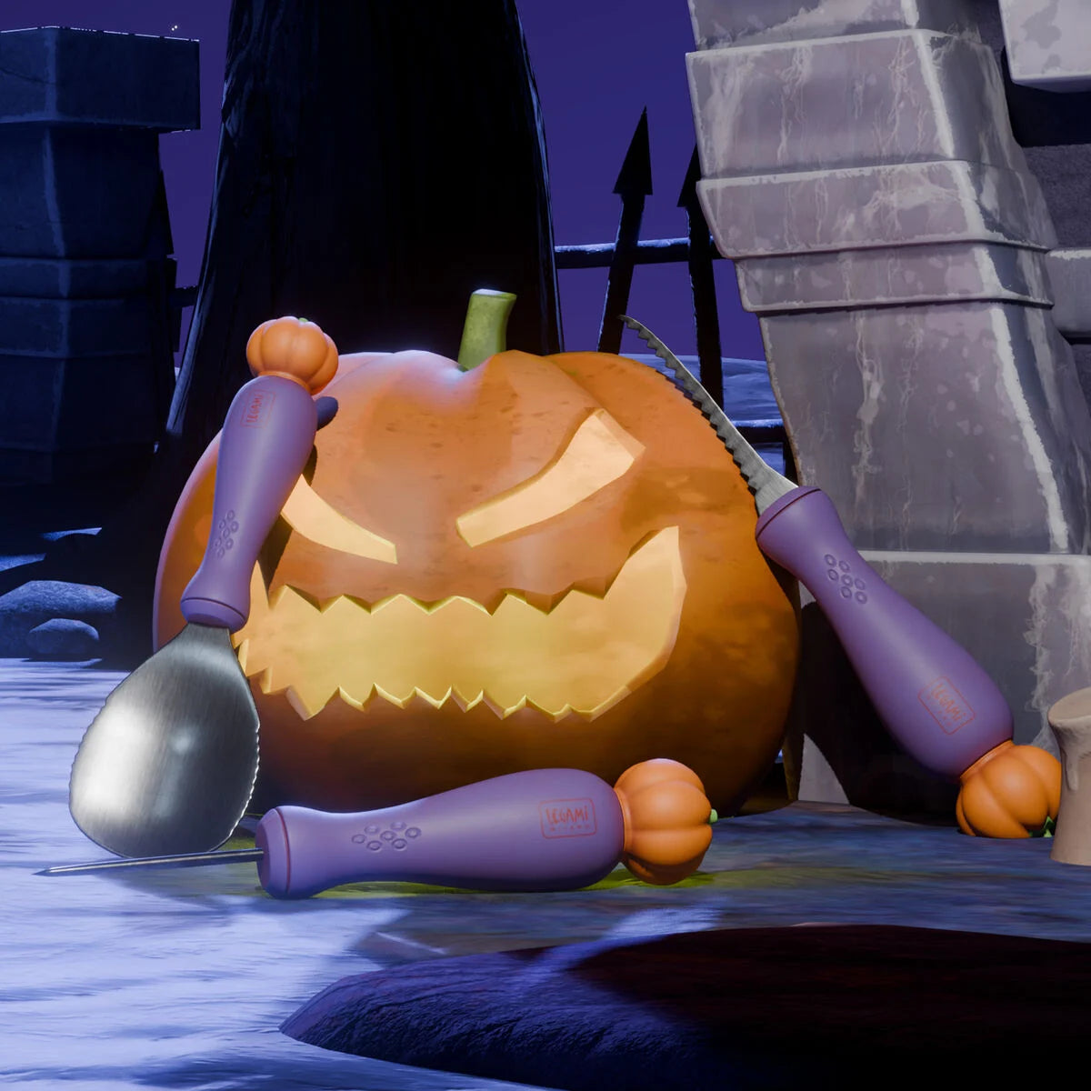Kit de Escultura de Abóbora para Halloween -LEGAMI