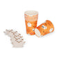 Conj. copos de papel boo appétit! LEGAMI  - ursinho fantasma - 260 ml