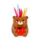 LEGAMI Desk Friends Pen Holder - Teddy Bear