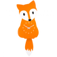 Relógio PYLONES Wall Dancing Clock - Fox