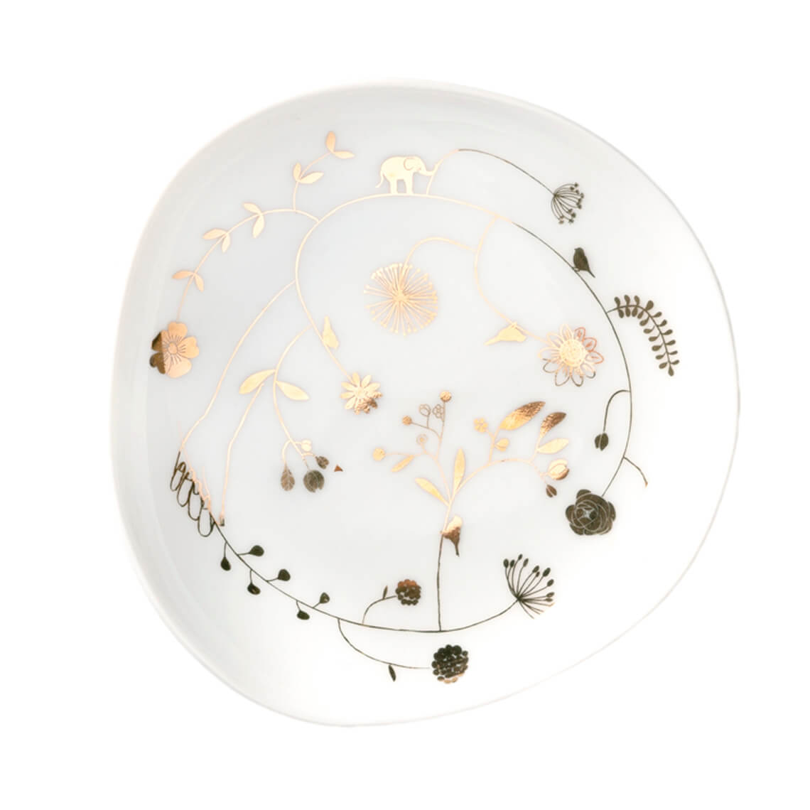 Conj. pratos RADER Wonderland - 3 unid. - Gold