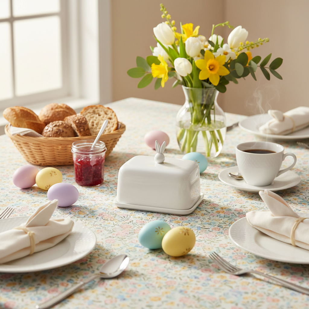 Butter Dish RADER Easter Meadow