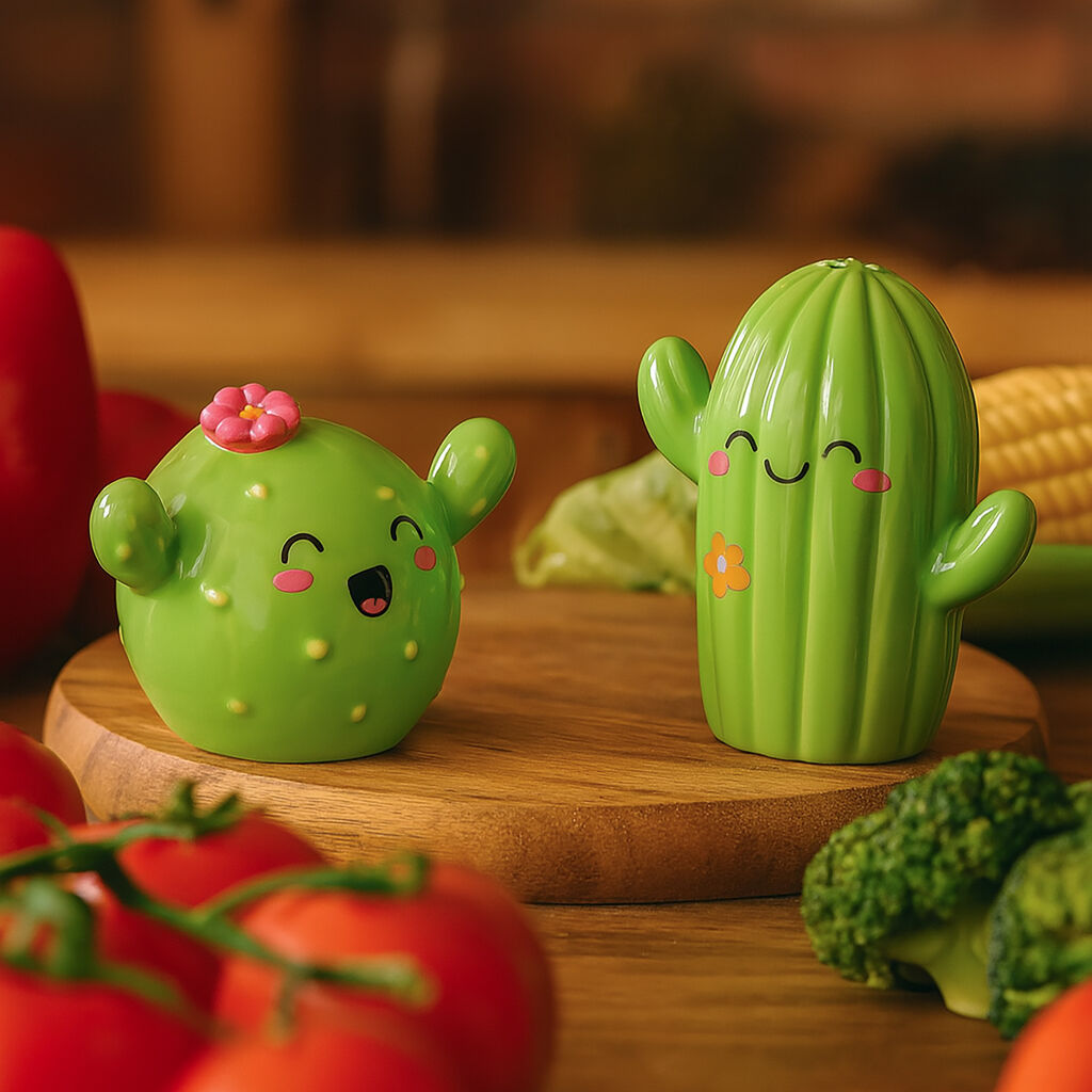 Conj. Pimenteiro e Saleiro LEGAMI Salt&Pepper - Cactus