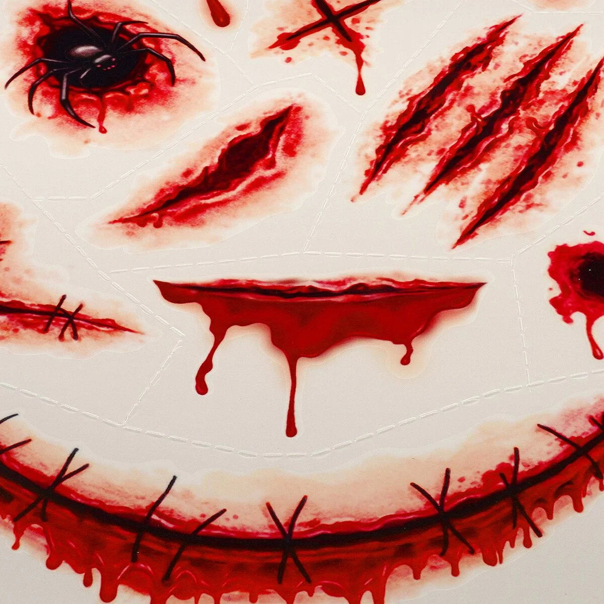 Conj. LEGAMI  creepy tattoos - Tatuagens temporárias