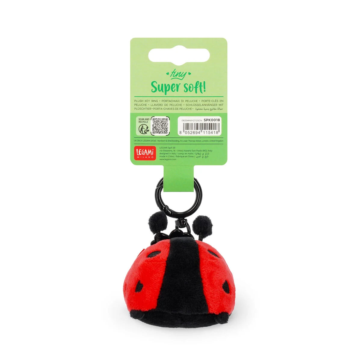 LEGAMI Super Soft Keychain! - Tiny - Ladybird