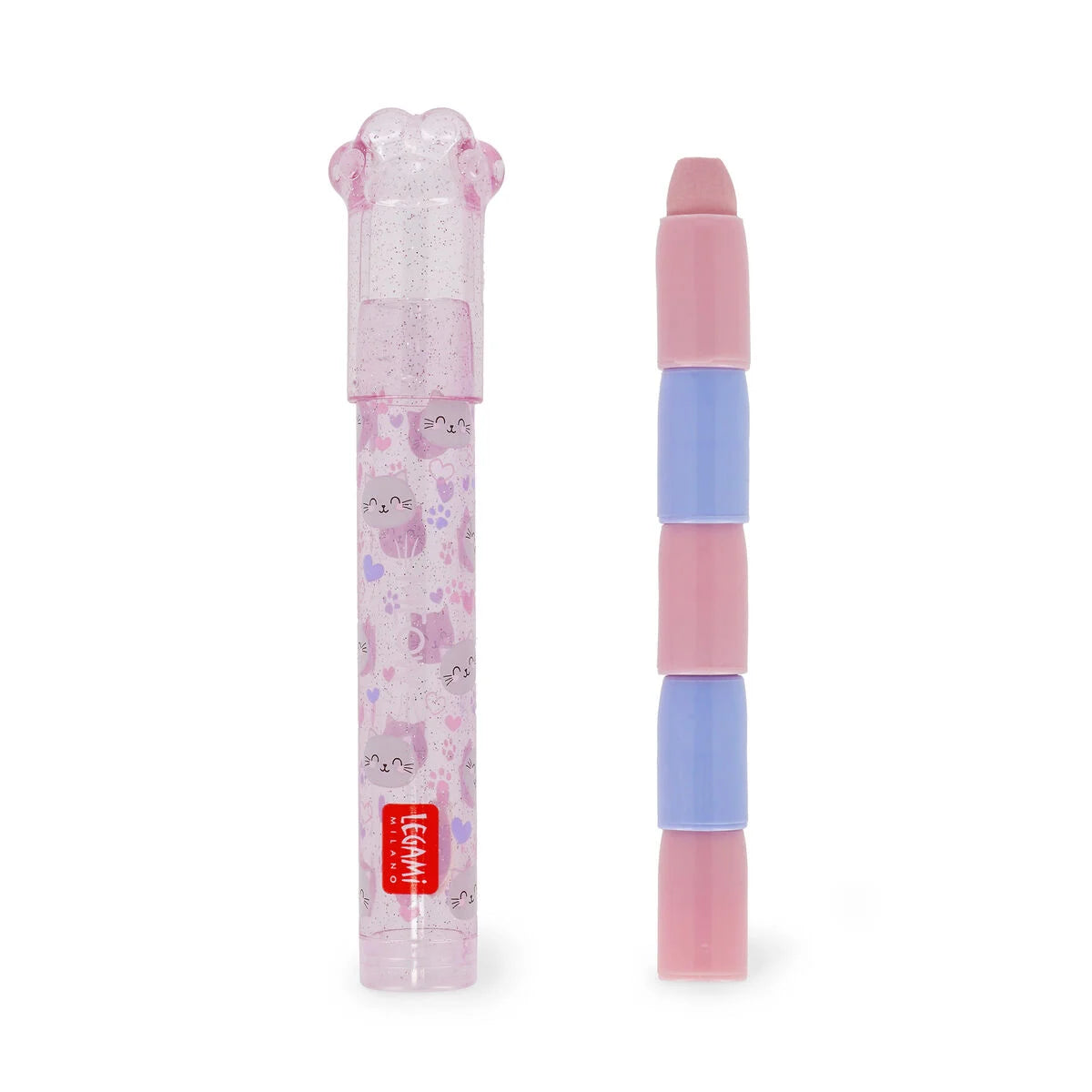 Borracha LEGAMI Stackable Erasers - Kitty