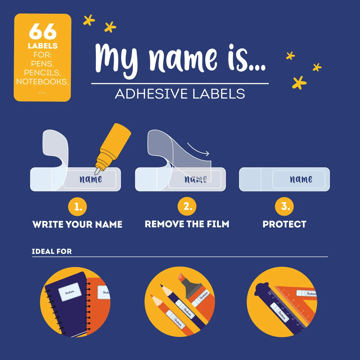 Etiq. LEGAMI My name is...