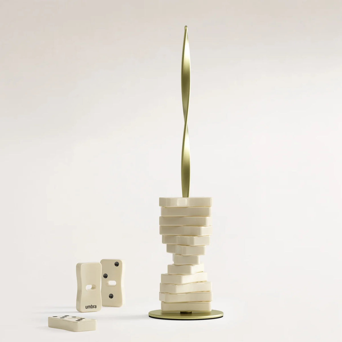 Jogo UMBRA Spinner Dominos - Brass