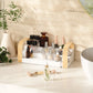 Organizador UMBRA Bellwood -Prateleira de especiarias de 3 níveis- White/Natura