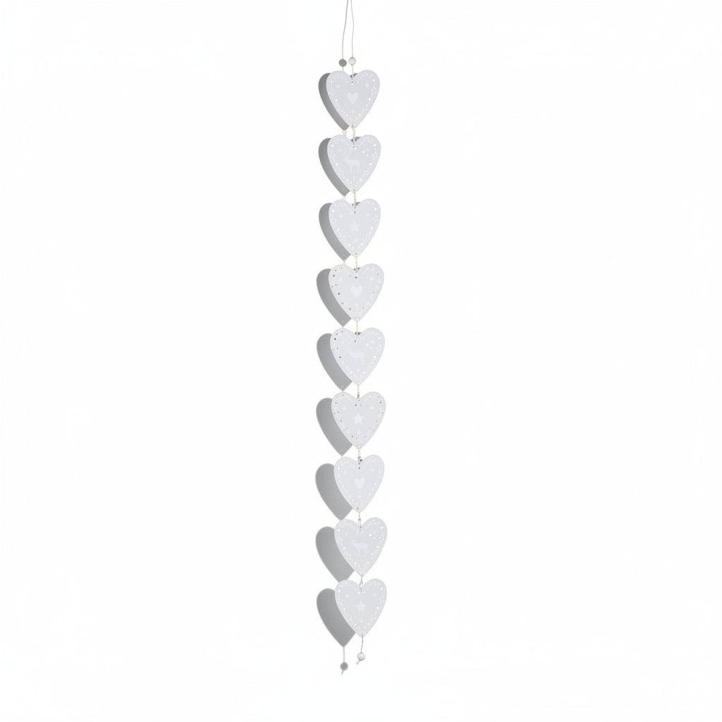 RADER Paper Chain Garland - 85cm - Hearts