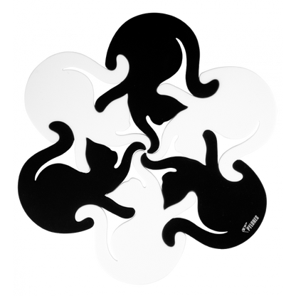 Bases de Copos e Tachos PYLONES Entrechats - 6 Gatos