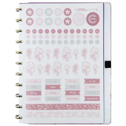 Cad. CI Especial Sof - A4 - Pink Blossom by Sof