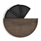 Porta-jóias UMBRA Moona Storage Box - Black/Walnut