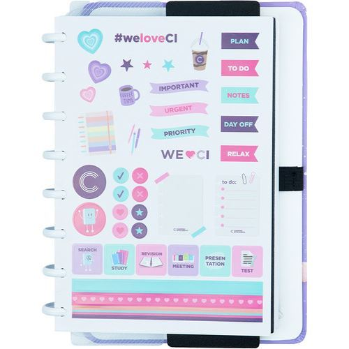 Cad. CI Especial Gocase - A4 - Purple Galaxy
