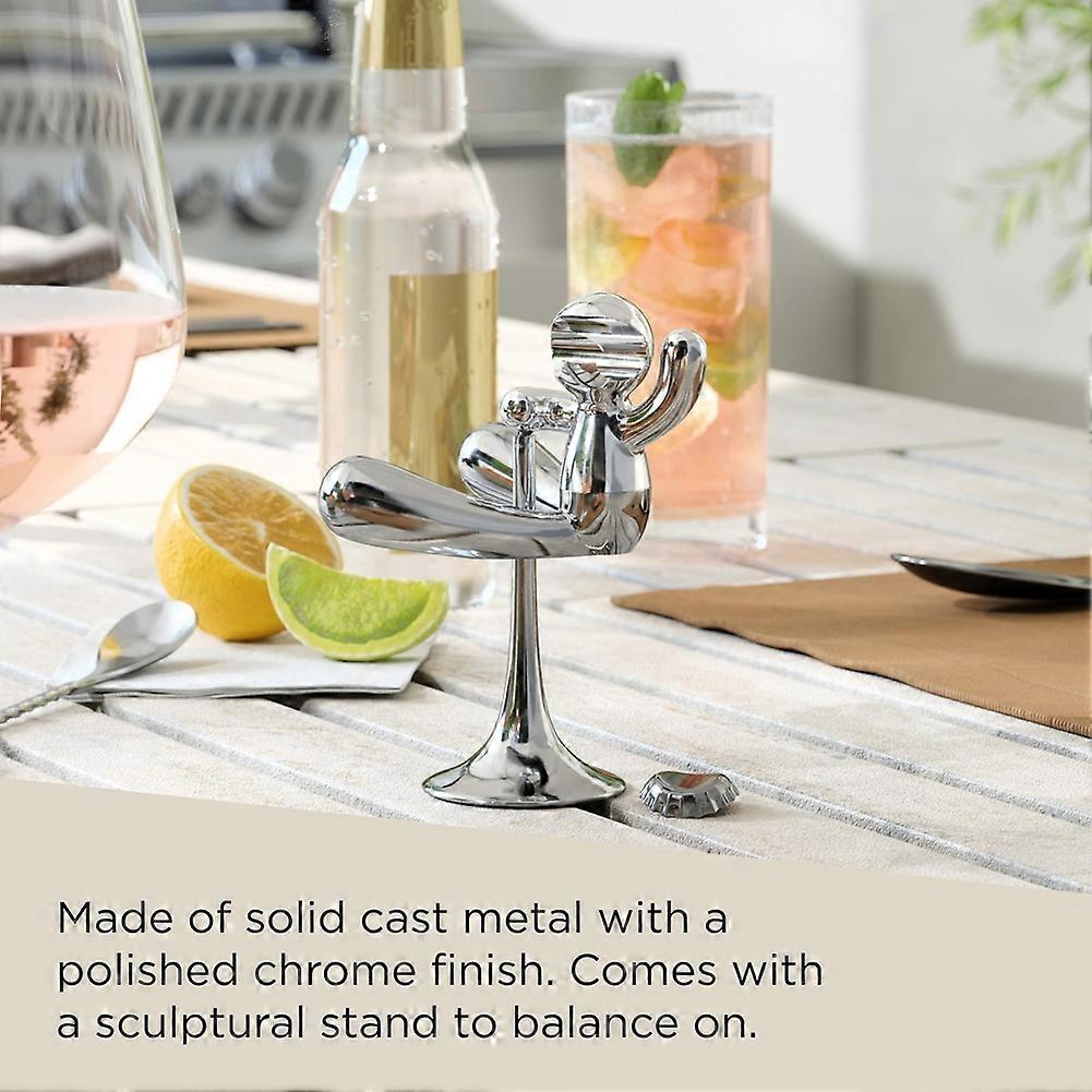 Abre-cápsulas UMBRA Rodeo Buddy Bottle Opener - Chrome
