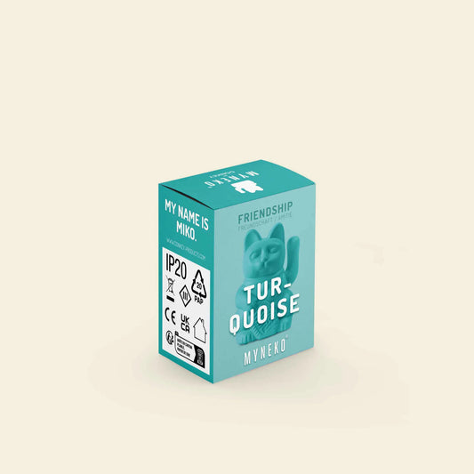 Gato da Sorte DONKEY Luck Cat Solar - Turquoise