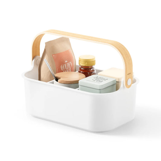 Organizador UMBRA Bellwood Bin - White/Natural