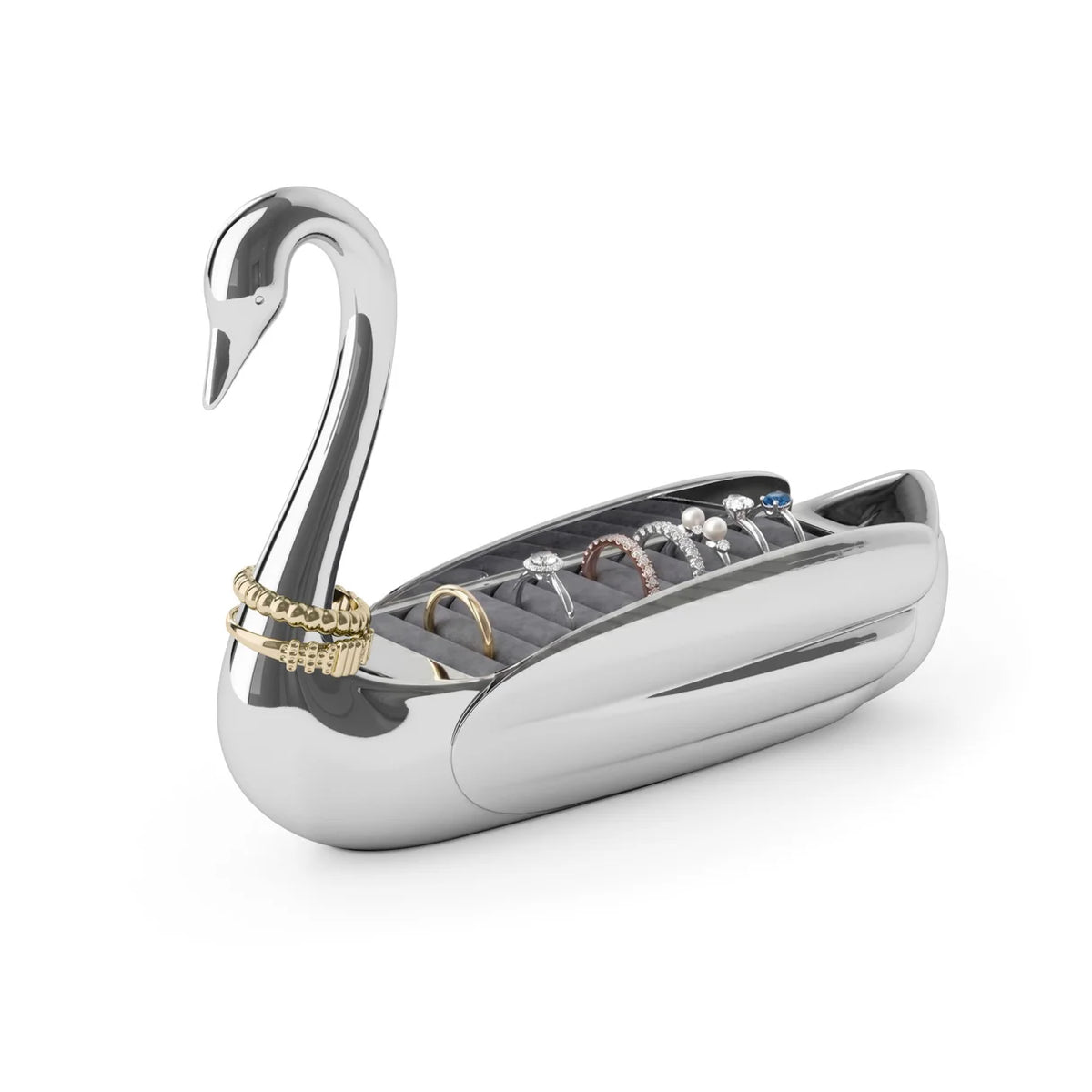 Porta aneis em forma de cisne. Marca Umbra