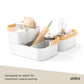 Organizador UMBRA Bellwood Bin - White/Natural