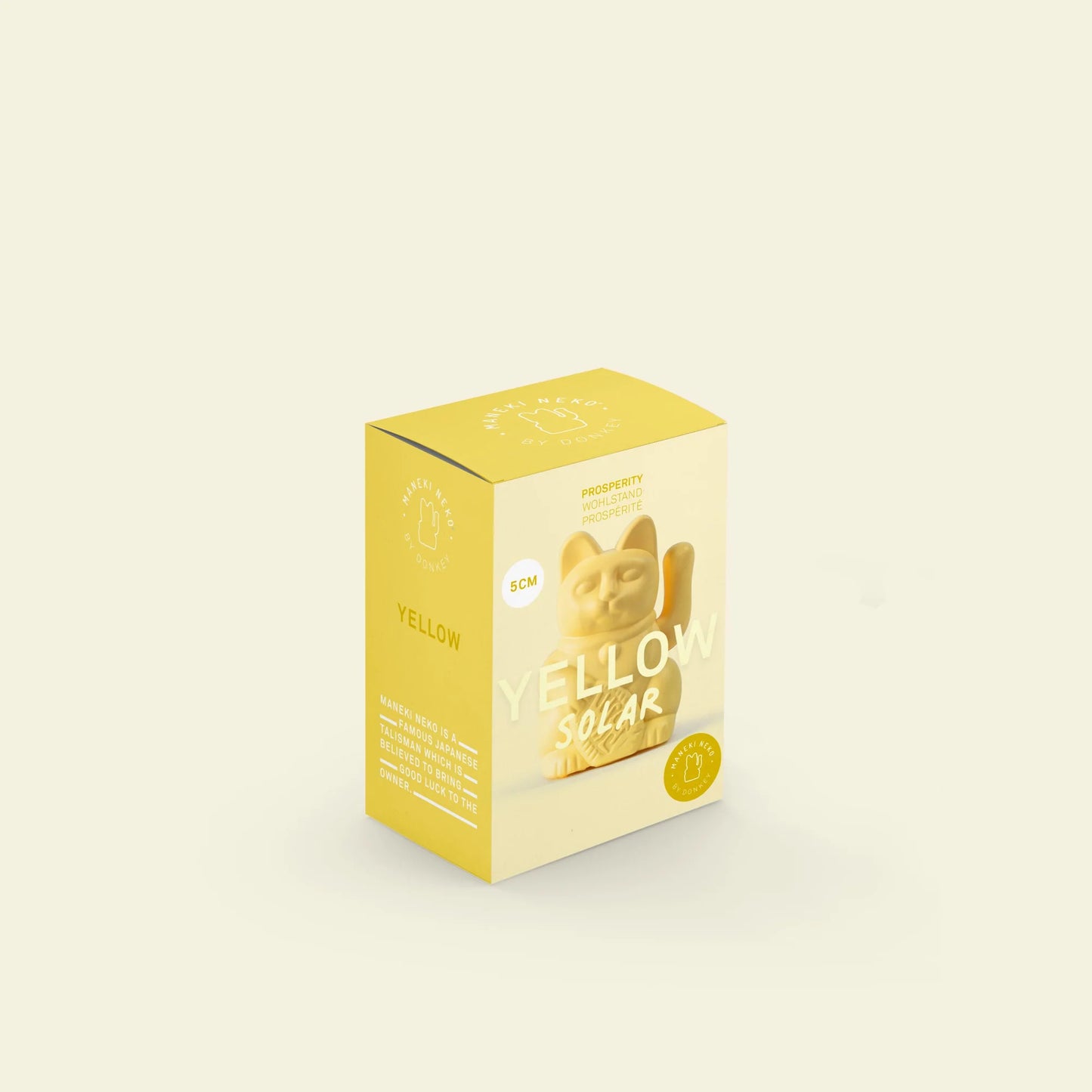 Gato da Sorte DONKEY Luck Cat Solar - Yellow