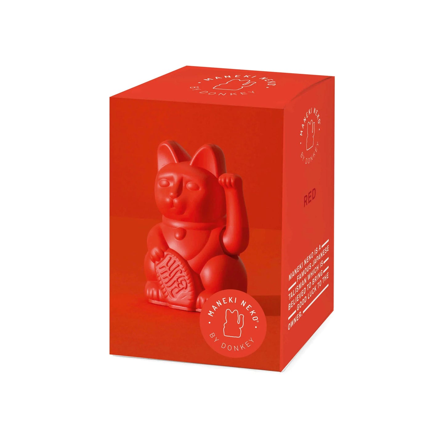 Gato da Sorte Luck Cat Mini - Vermelho
