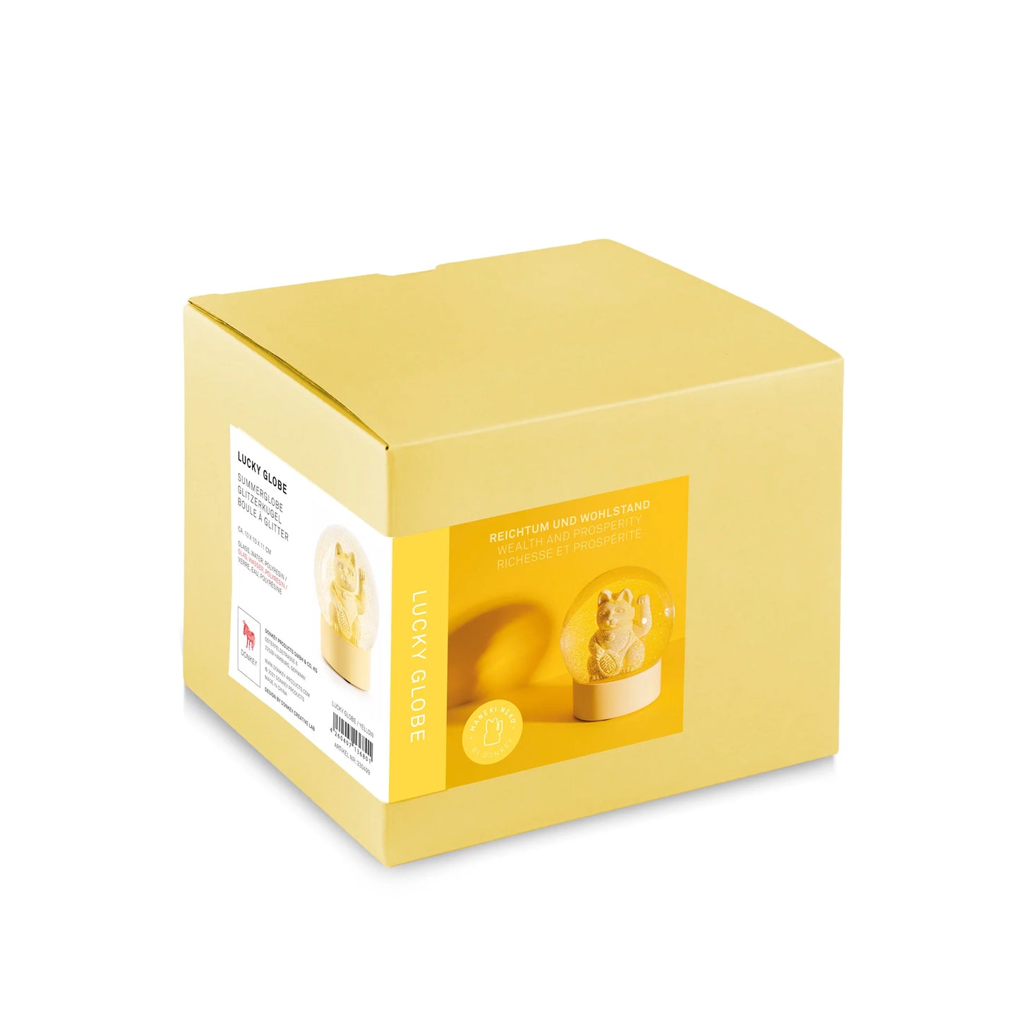Globo Gato da Sorte Luck Cat  - Amarelo
