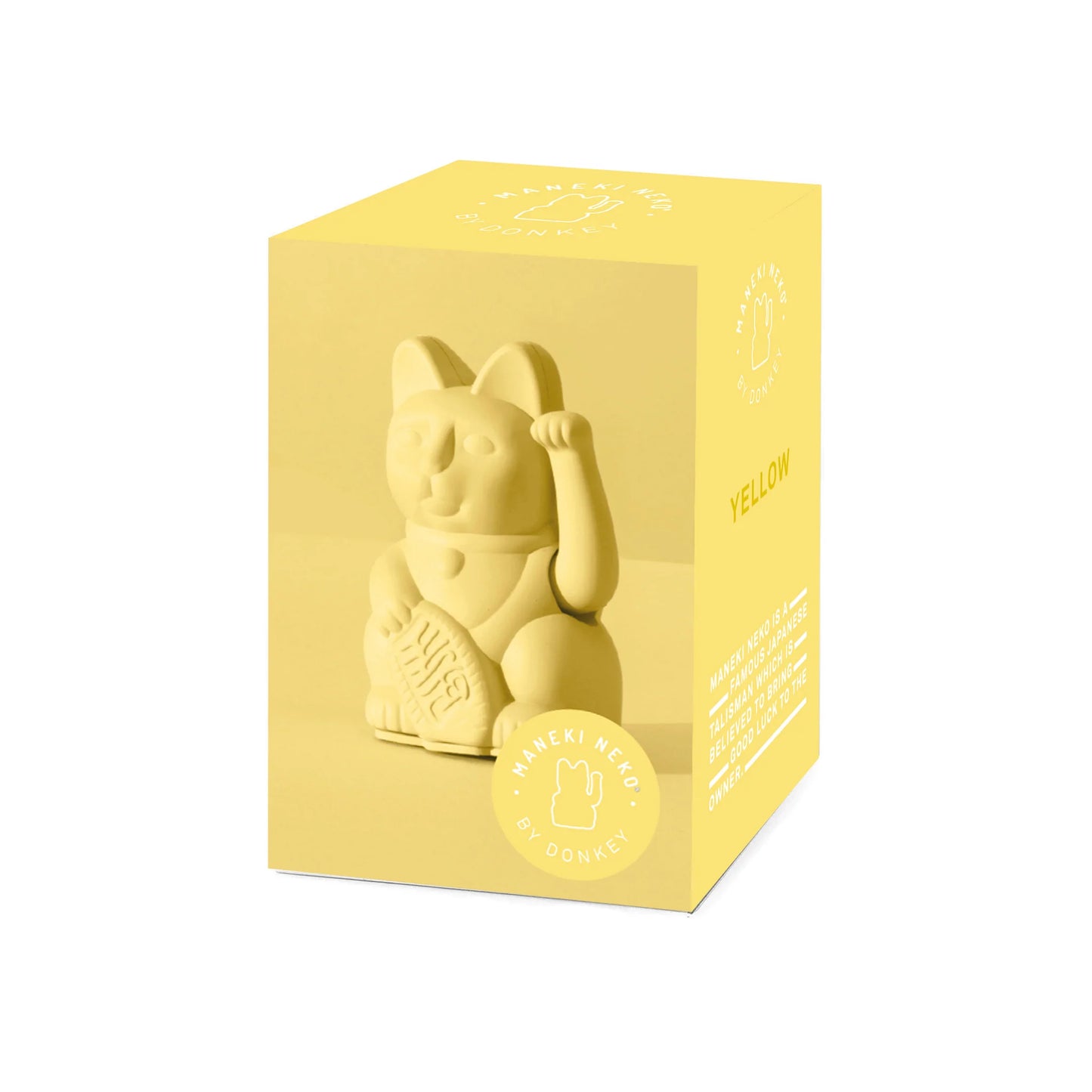 Gato da Sorte Luck Cat Mini - Amarelo