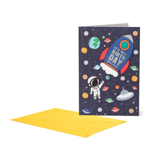 Postal LEGAMI Happy Birthday - Space