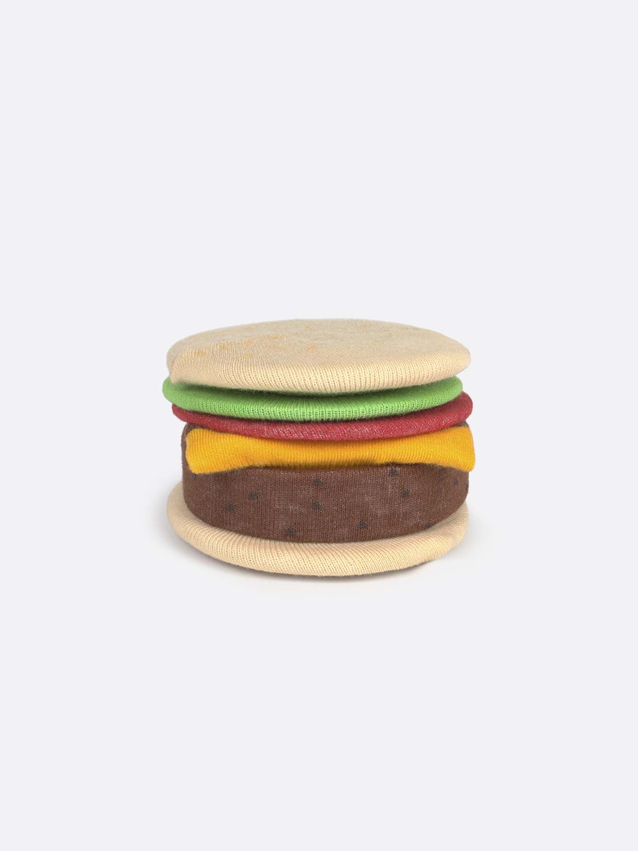 EAT MY SOCKS Meias FOOD –  Cheeseburger