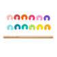 Marcadores de Copos KIKKERLAND Rainbow Wine Markers