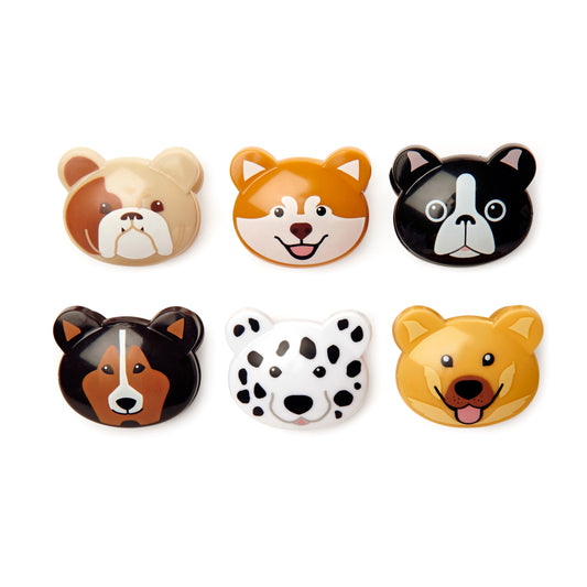 Mola KIKKERLAND Bag Clips - 6 unid. - Dogs