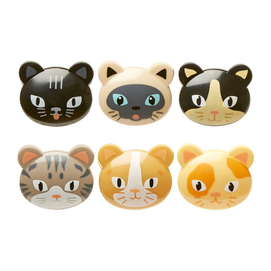 Mola KIKKERLAND Bag Clips - 6 unid. - Cats