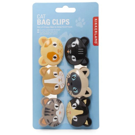 Mola KIKKERLAND Bag Clips - 6 unid. - Cats