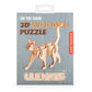 Jogo KIKKERLAND Mini 3D Woodn Puzzle - Cat