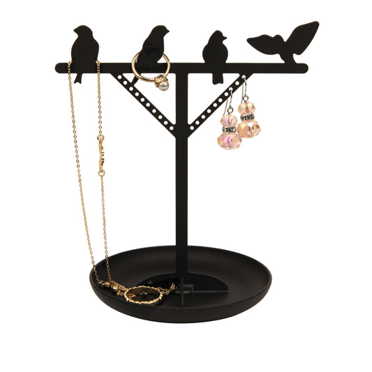 Porta-joías KIKKERLAND Birds Jewelery Stand