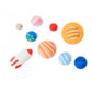 Conj. Borracha LEGAMI Solar System - 9 unid.