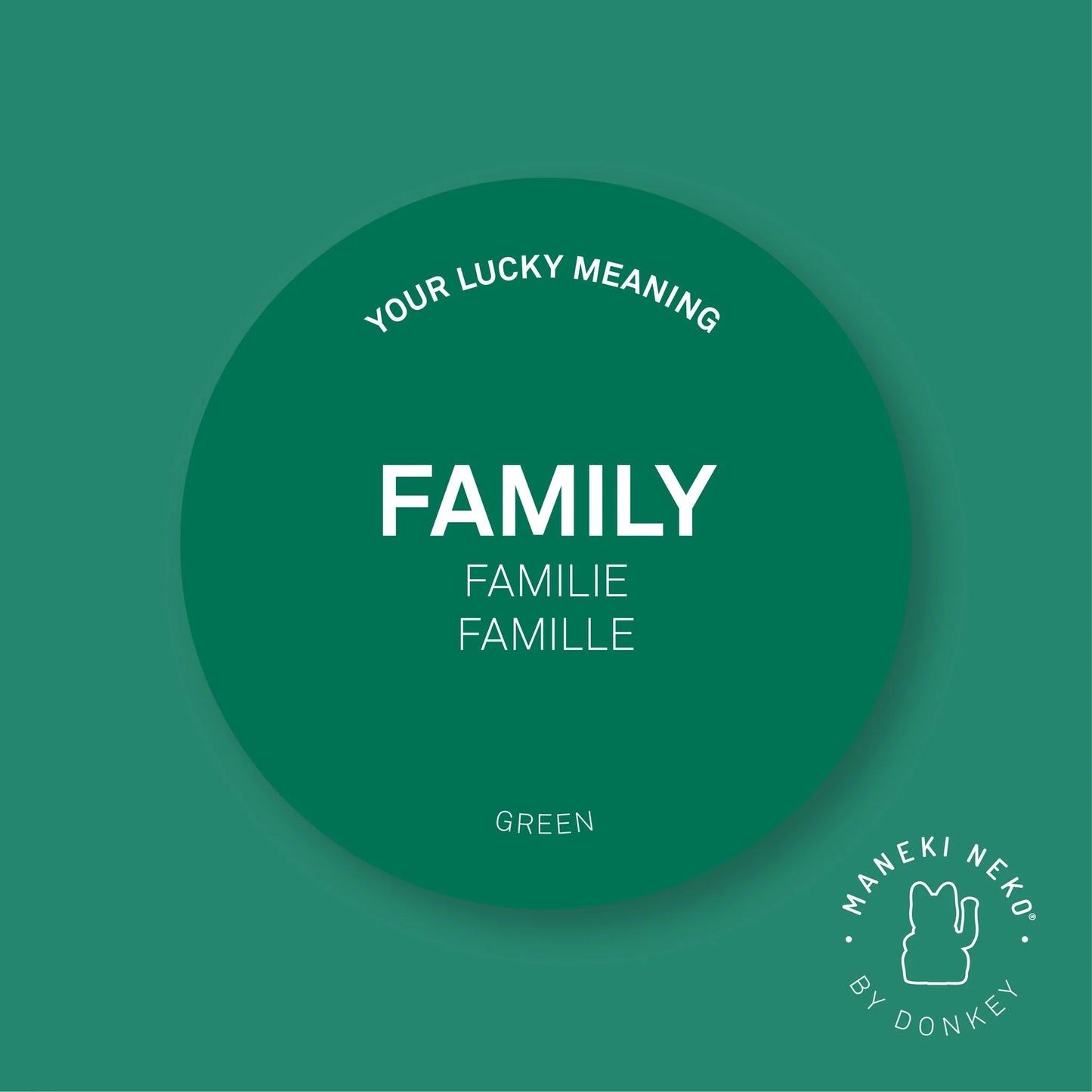 Gato da Sorte Luck Cat Classic - Verde