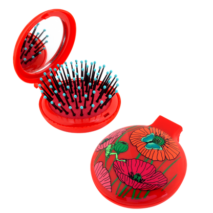 Escova de cabelo de bolso