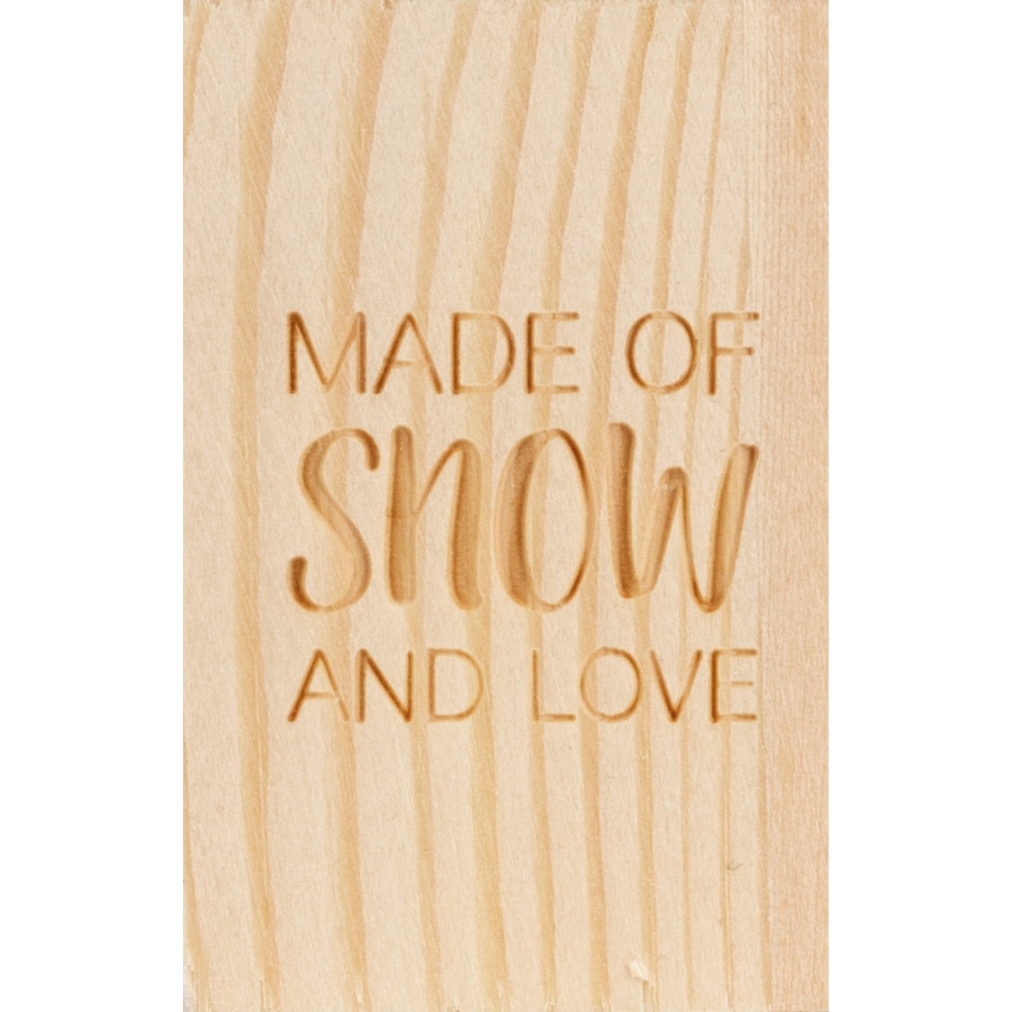 Caixinha de Madeira RADER Made of Snow and Love - Snowman