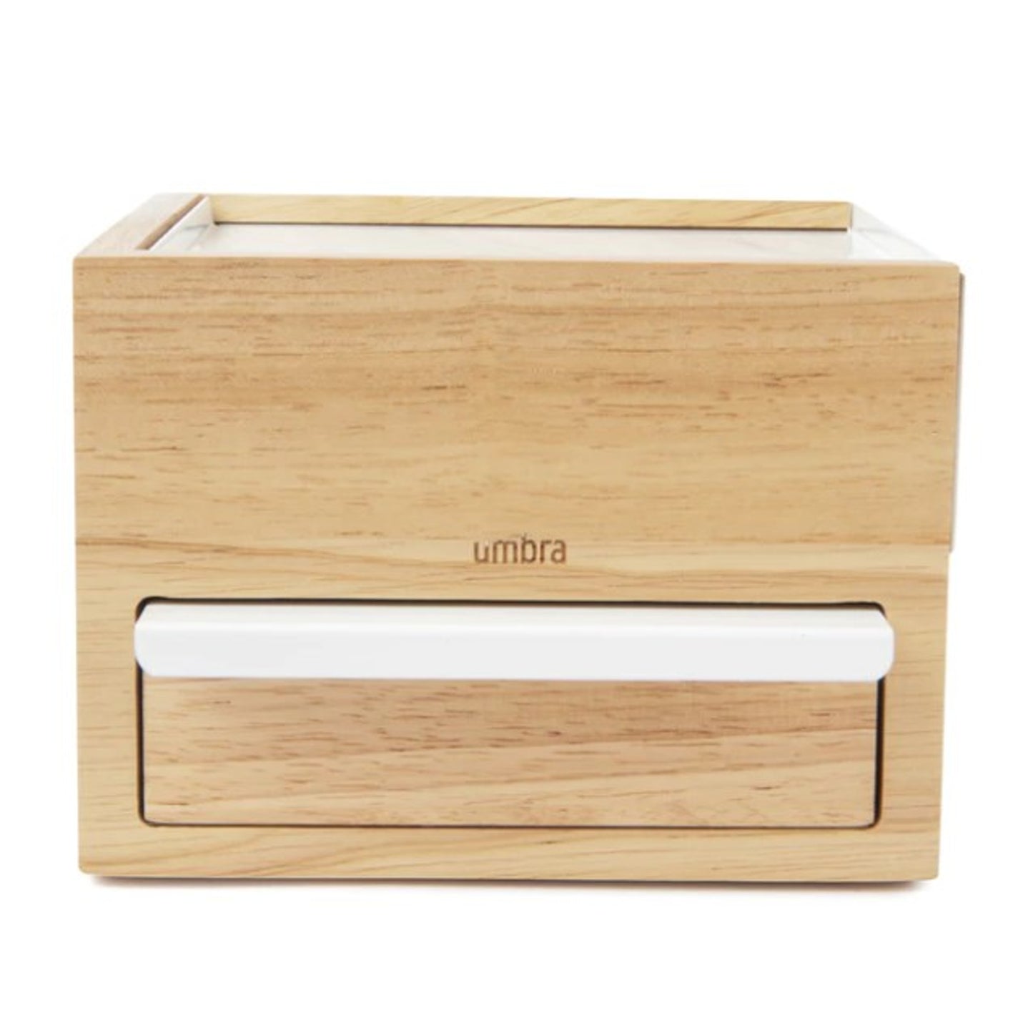 Porta-Joias UMBRA Stowit - Mini Jewelry Box - White/Natural