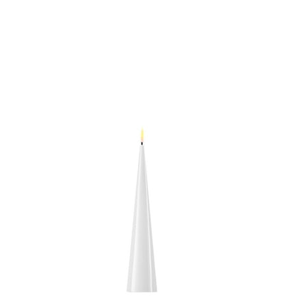 Vela DELUXE RF Cone Candle - 5,0 diam - Branco