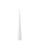 Vela DELUXE RF Cone Candle - 5,0 diam - Branco