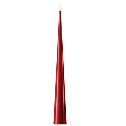 Vela DELUXE RF Cone Candle - 5,0 diam - Bordeaux