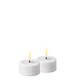 Vela DELUXE RF Tealight - 2 unid. - White
